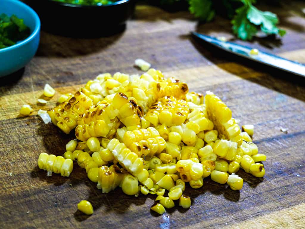 Street Corn Salsa - Grilled Corn