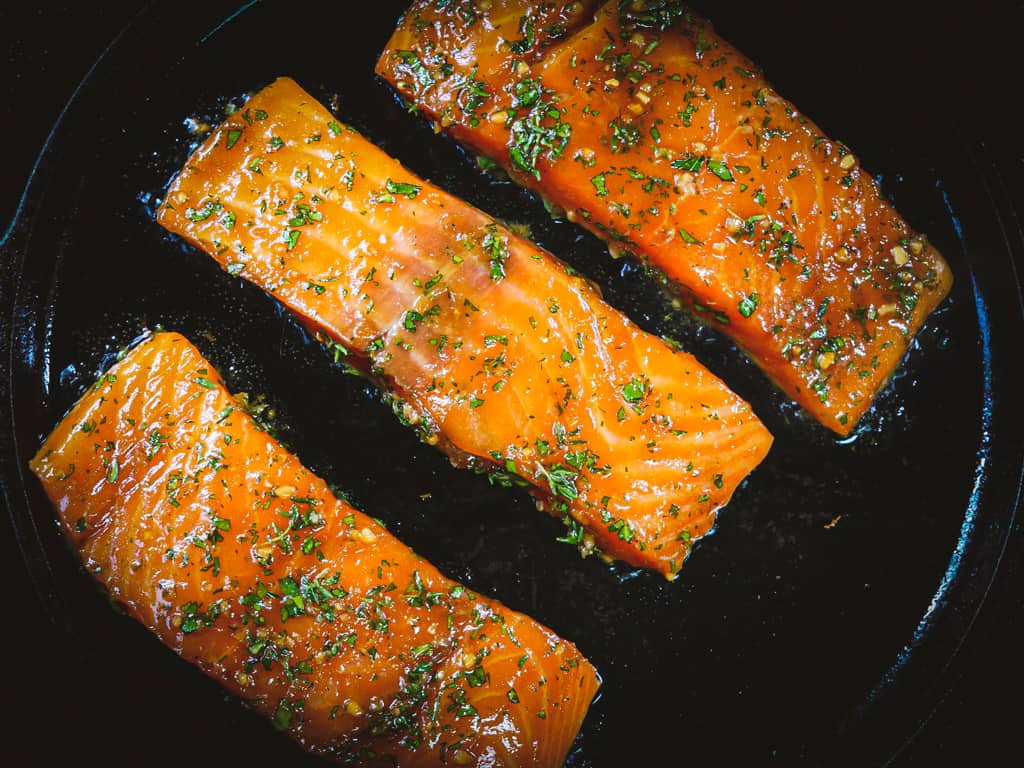 Ginger Garlic Salmon - Fillet Cooking