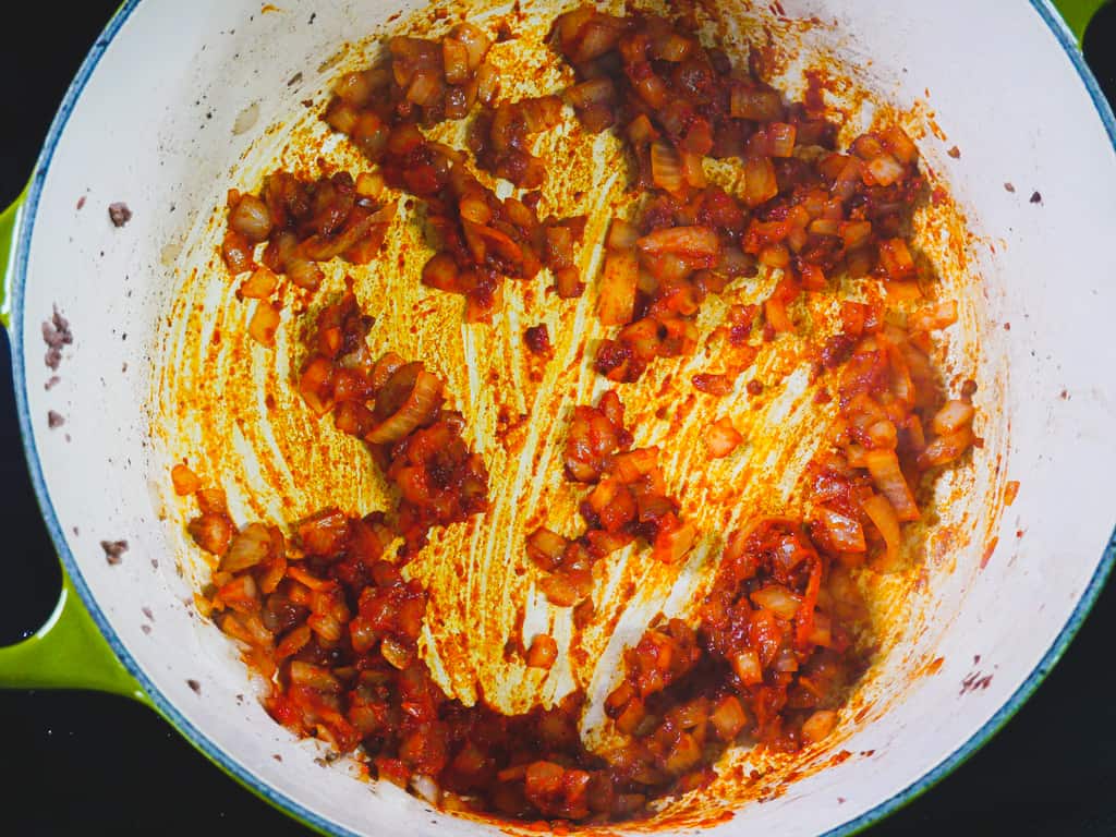 Smoky Bison Chili-tomato paste