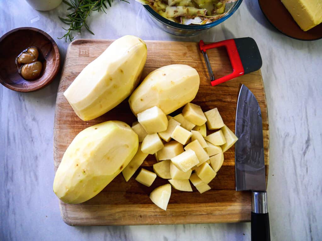 Browned Butter Garlic Mashed Potatoes