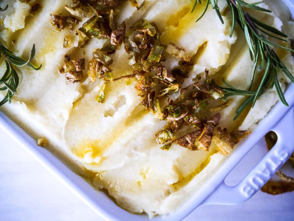 Browned Butter Garlic Mashed Potatoes