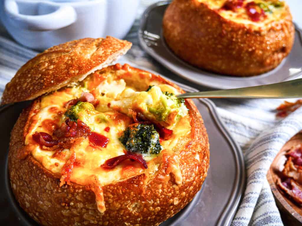 Cheesy Chicken Broccoli Soup