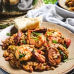 JAMBALAYA WITH SAUSAGE AND SHRIMP