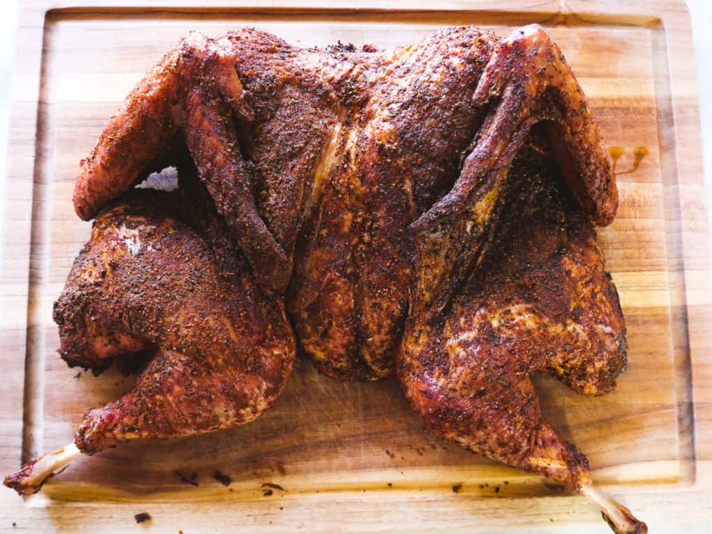 Juicy Smoked Cajun Turkey