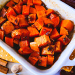 Maple Pecan Candied Sweet Potatoes