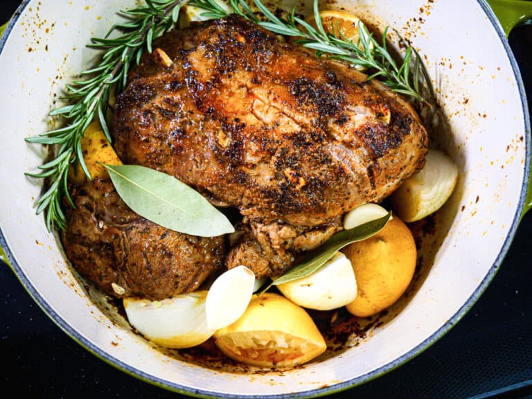 Slow Roasted Greek Leg of Lamb The Salty Nerve