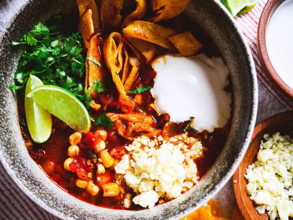 Smoky Chicken Tortilla Soup